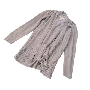 Covington Silver Sparkle Knit Cardigan - S/C